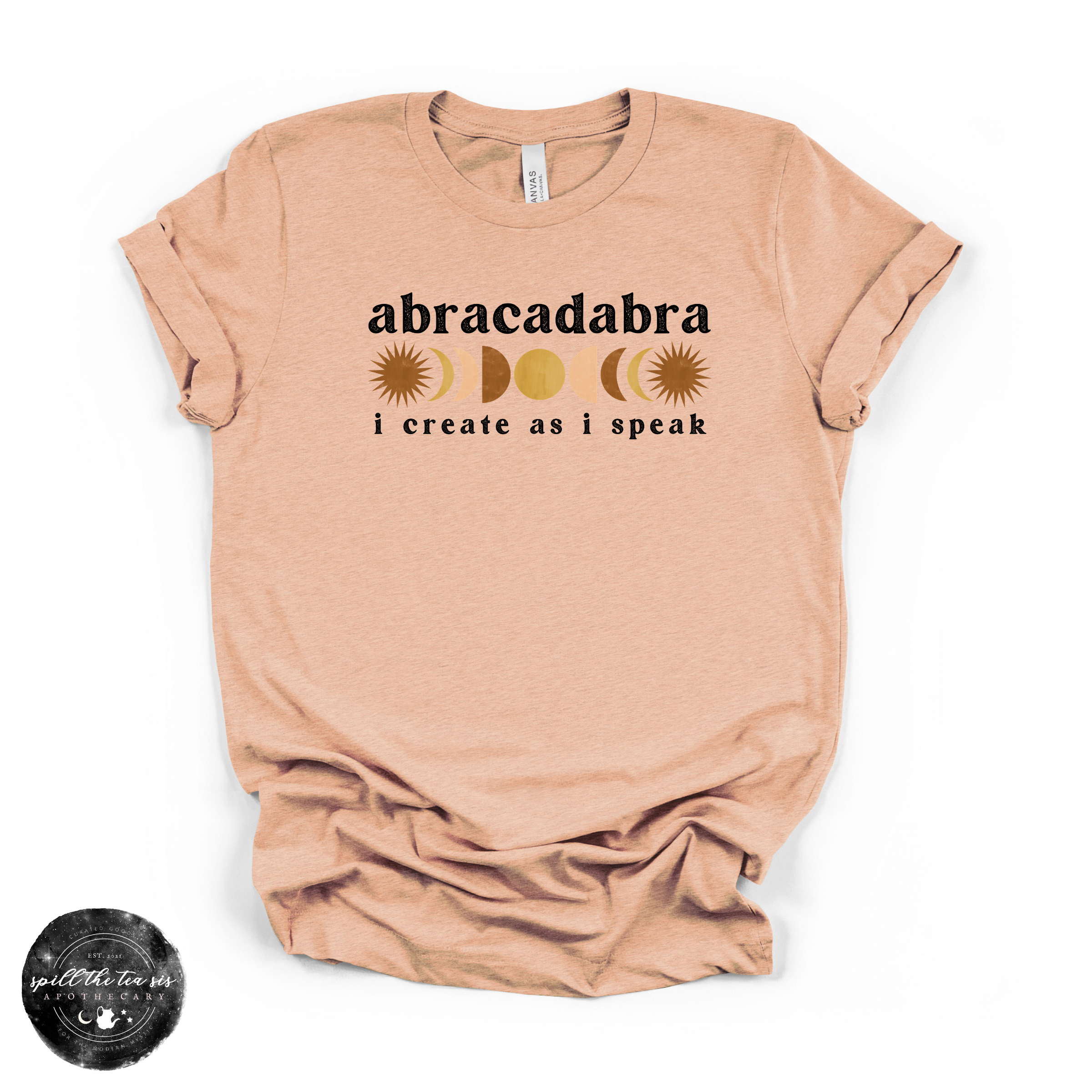 Abracadabra I Create As I Speak Tee | Manifestation Graphic T-Shirt
