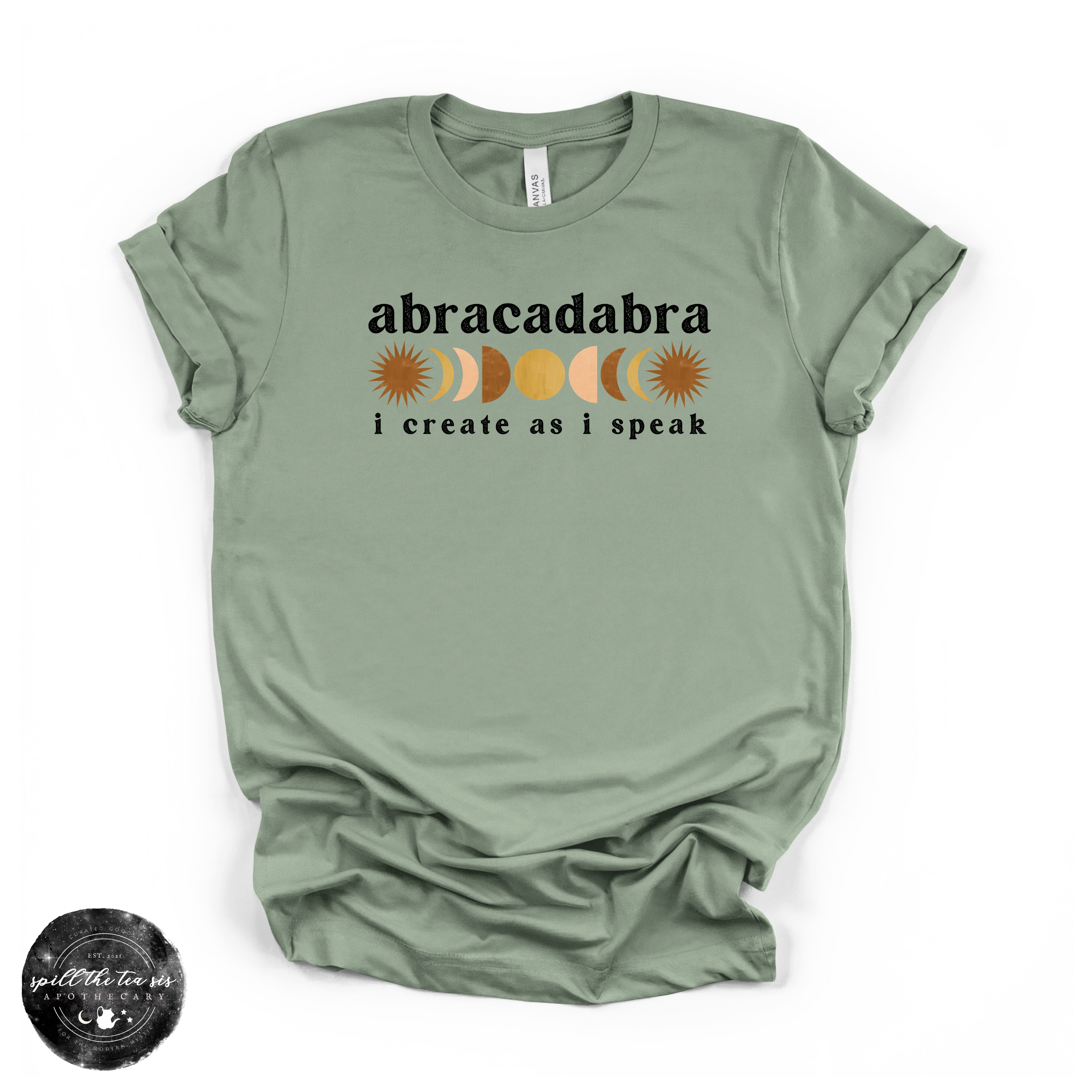 Abracadabra I Create As I Speak Tee | Manifestation Graphic T-Shirt